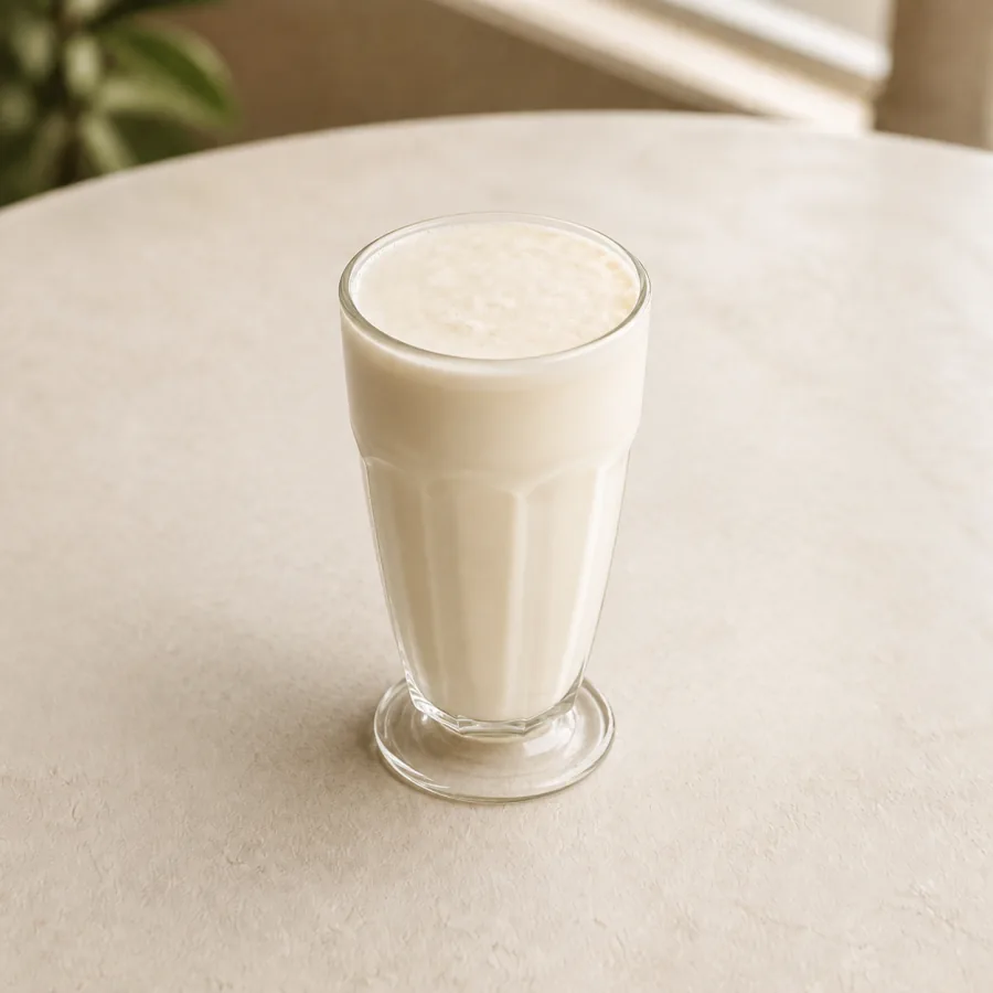A creamy milkshake